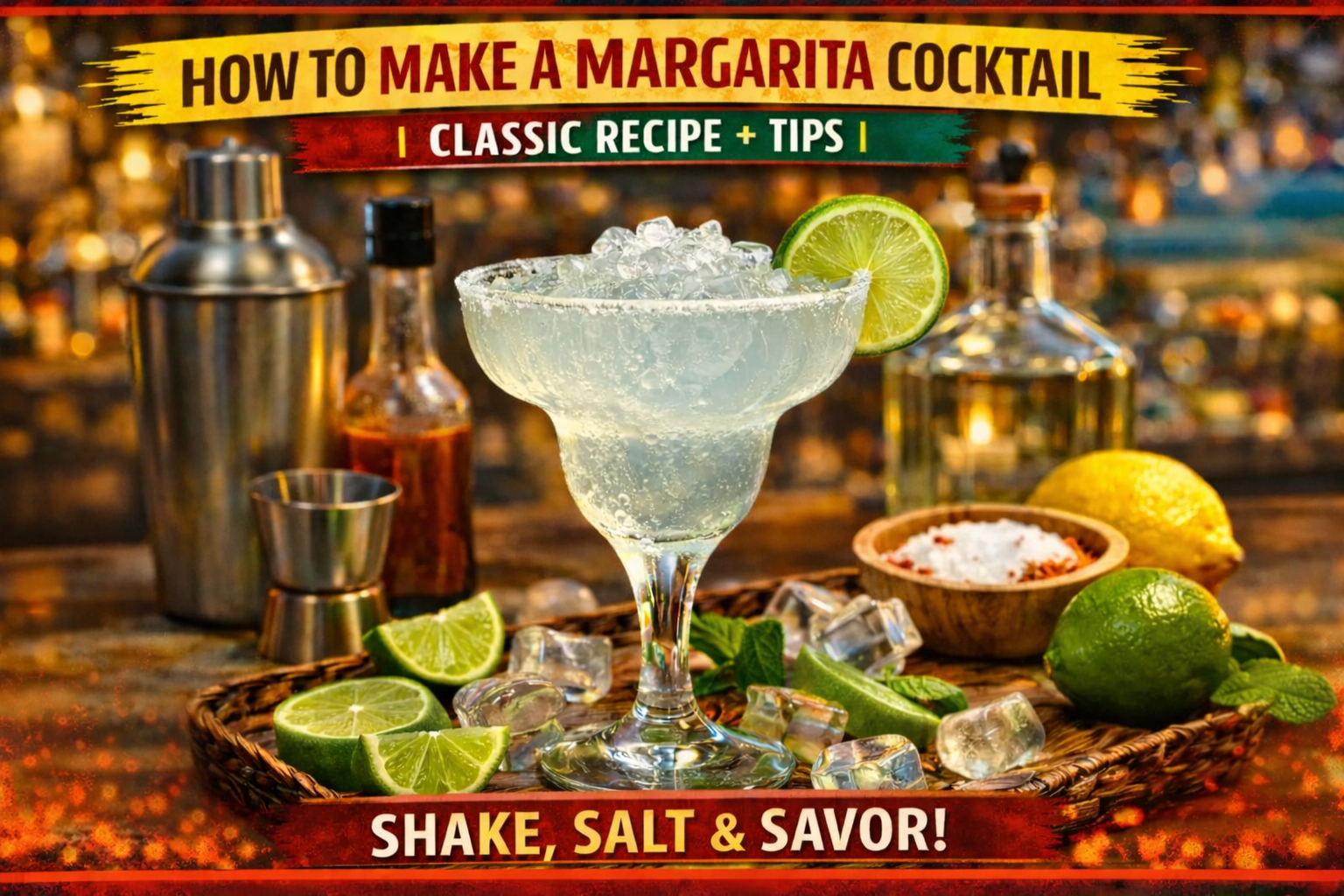 how to make margarita cocktail recipe